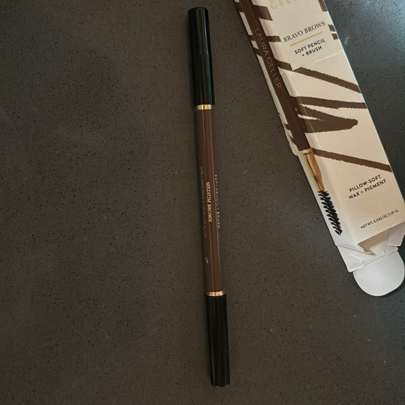 🎄STOCKING STUFFERS🆕 Laura Geller | Bravo Brow Soft Pencil + Brush - Medium Brown - Picture 10 of 13
